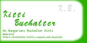 kitti buchalter business card